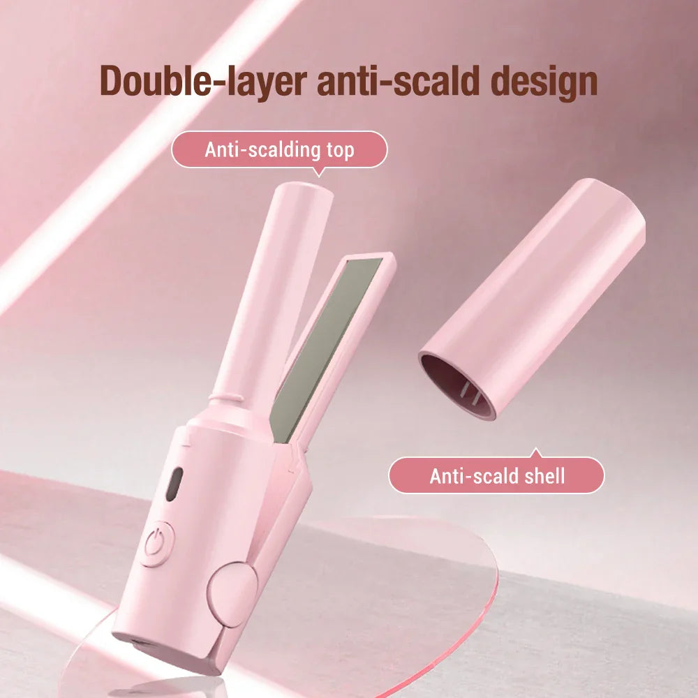 Mini Hair Straightener & Batana Oil
